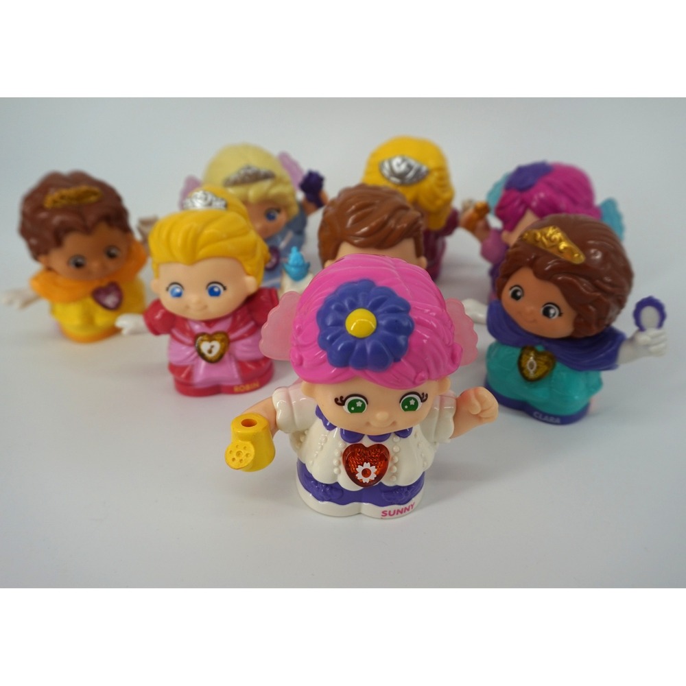 VTech Go Go Smart Friends Princess‎ Prince Figure Lot of 8 AS IS Parts Repair